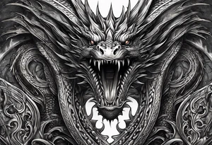 Dragon, uroboro tattoo idea