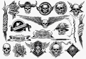 southern california bands tattoo idea
