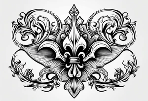 Fleur de lis tattoo idea