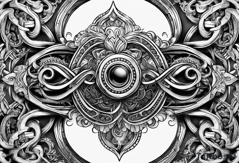infinity symbol tattoo idea