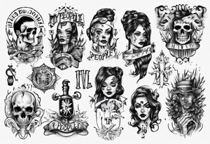 IV MY PEOPLE tattoo idea