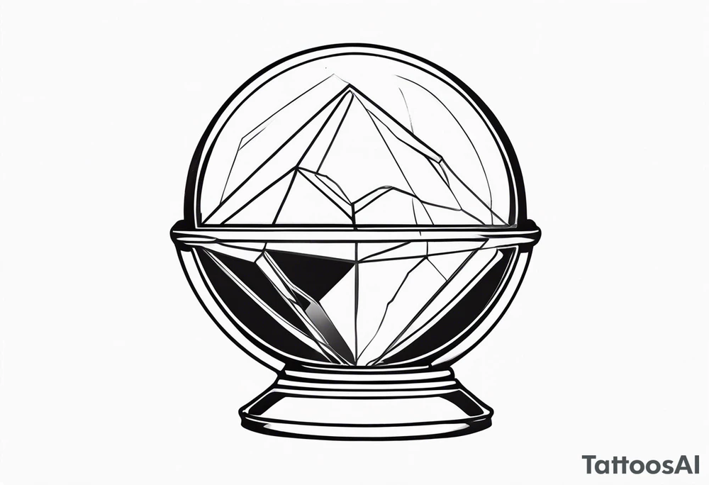 WITCHY Crystal Ball tattoo idea