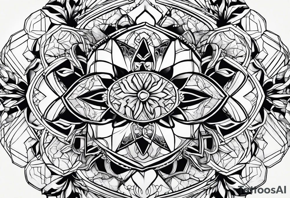 Hexagon tattoo idea