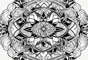 Hexagon tattoo idea
