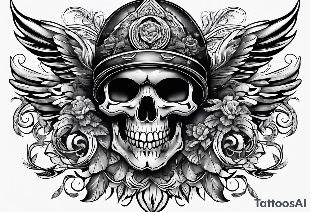 skull tattoo idea