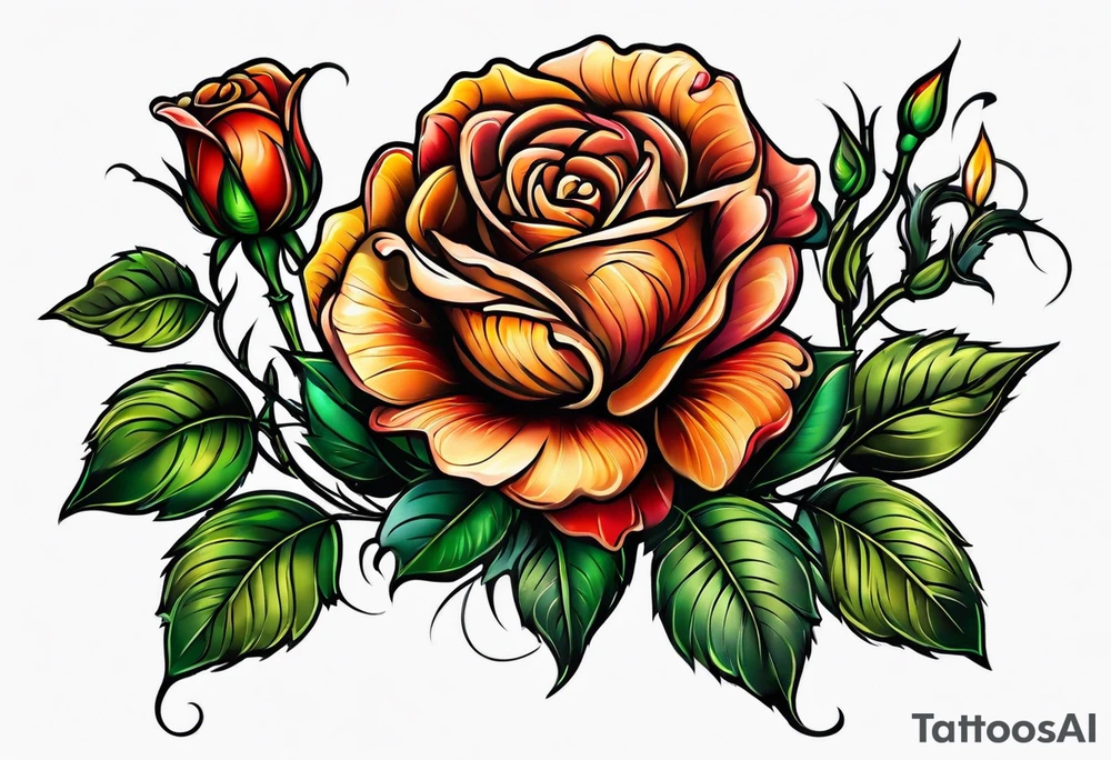 Roses tattoo idea