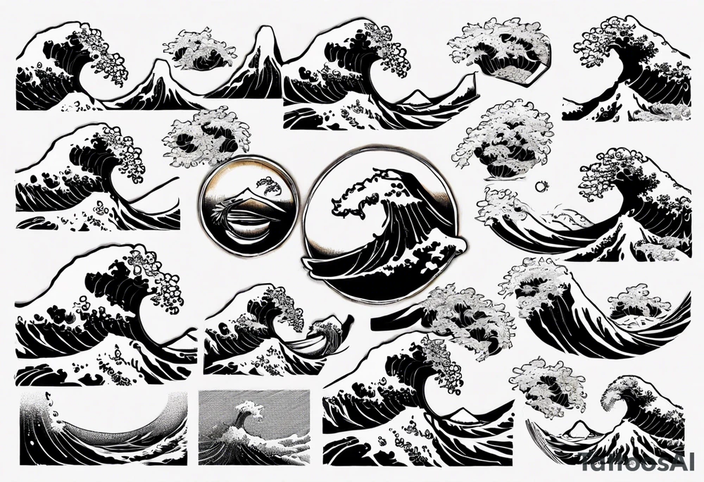 The great wave off kanagawa tattoo idea
