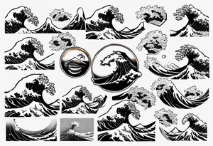 The great wave off kanagawa tattoo idea