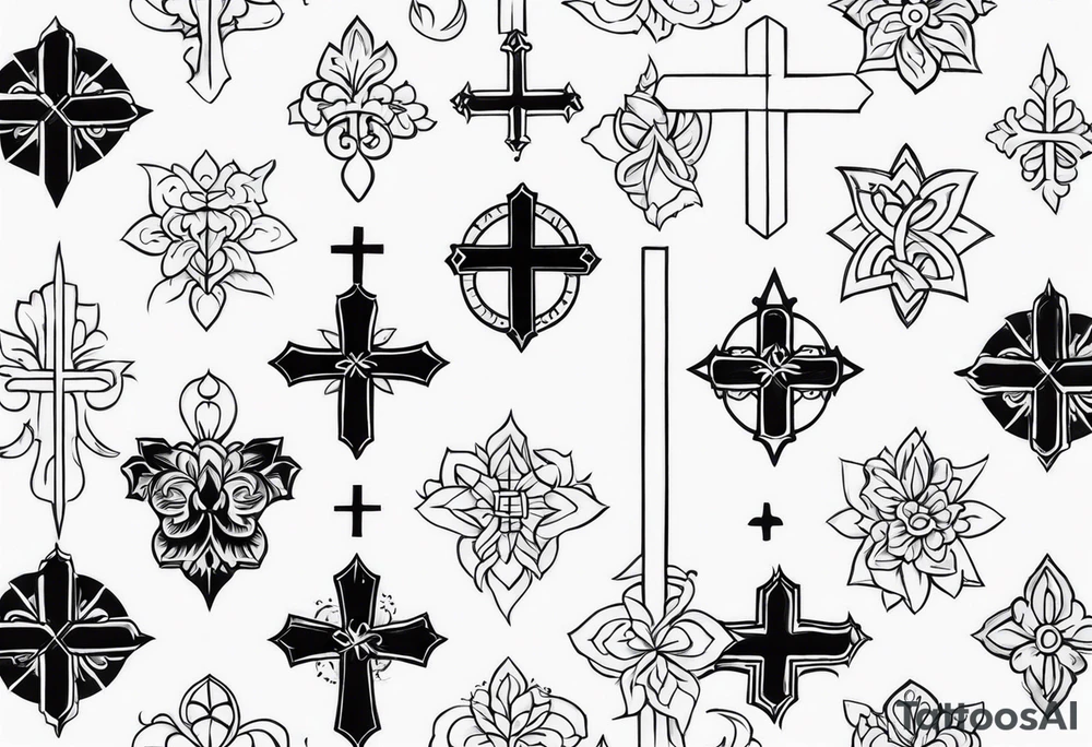 cross tattoo idea