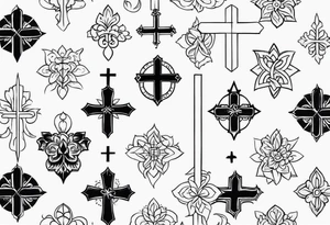 cross tattoo idea