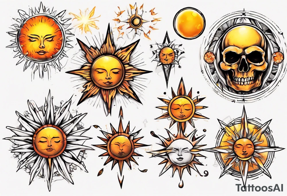 sonne tattoo idea