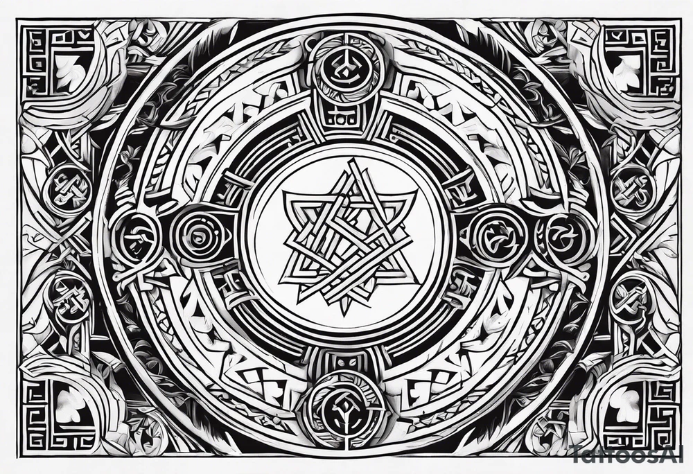 Slavic symbols, runes tattoo idea