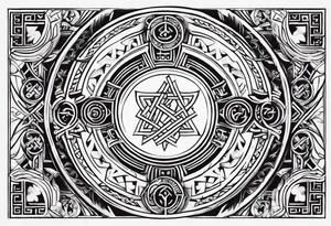 Slavic symbols, runes tattoo idea