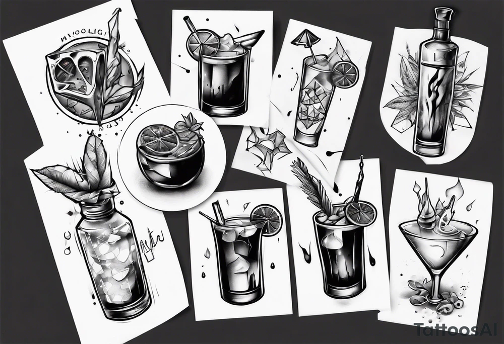 Mixology tattoo idea