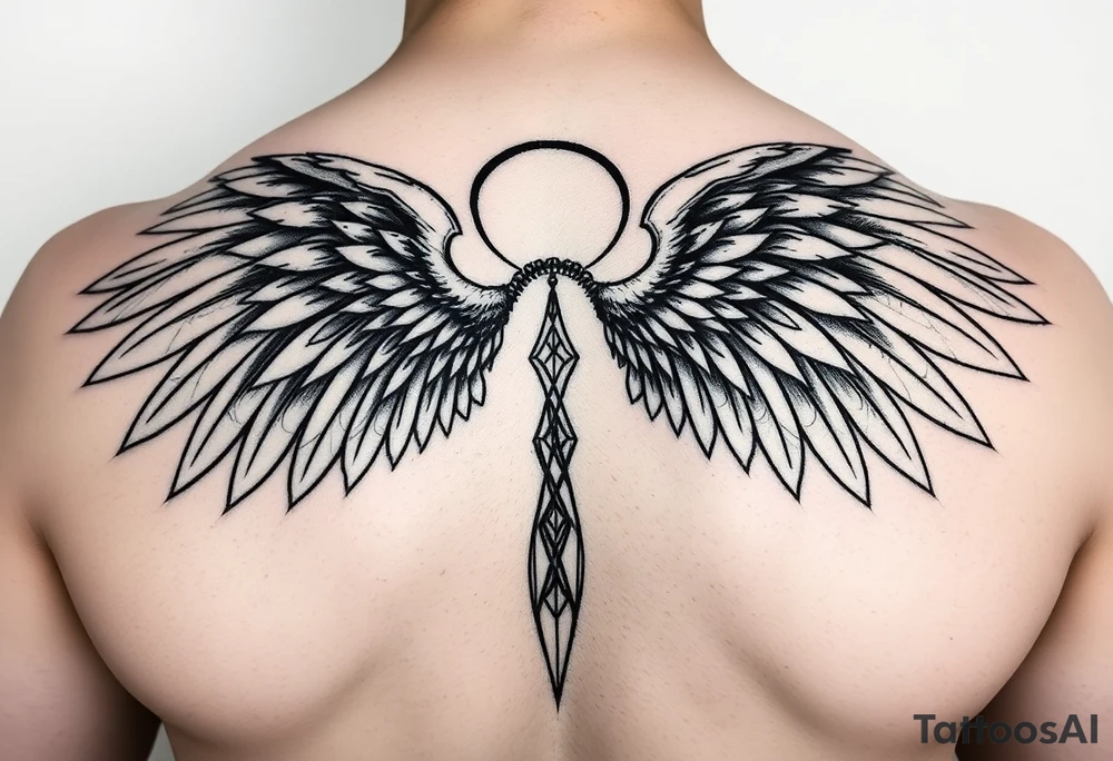 guardian angel tattoo idea