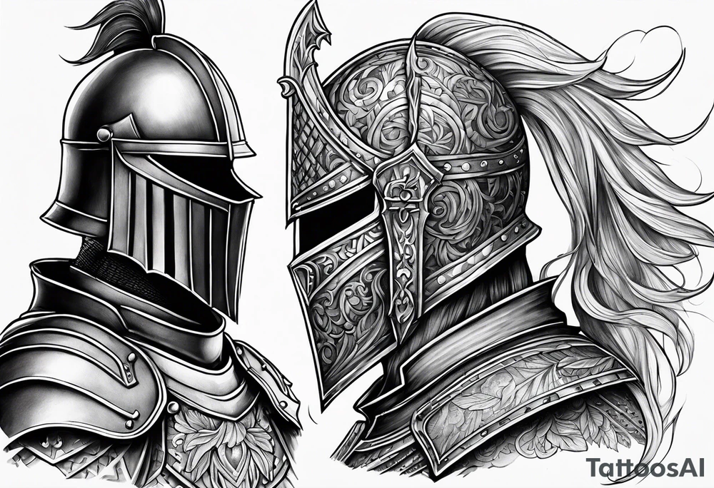 Knight tattoo idea