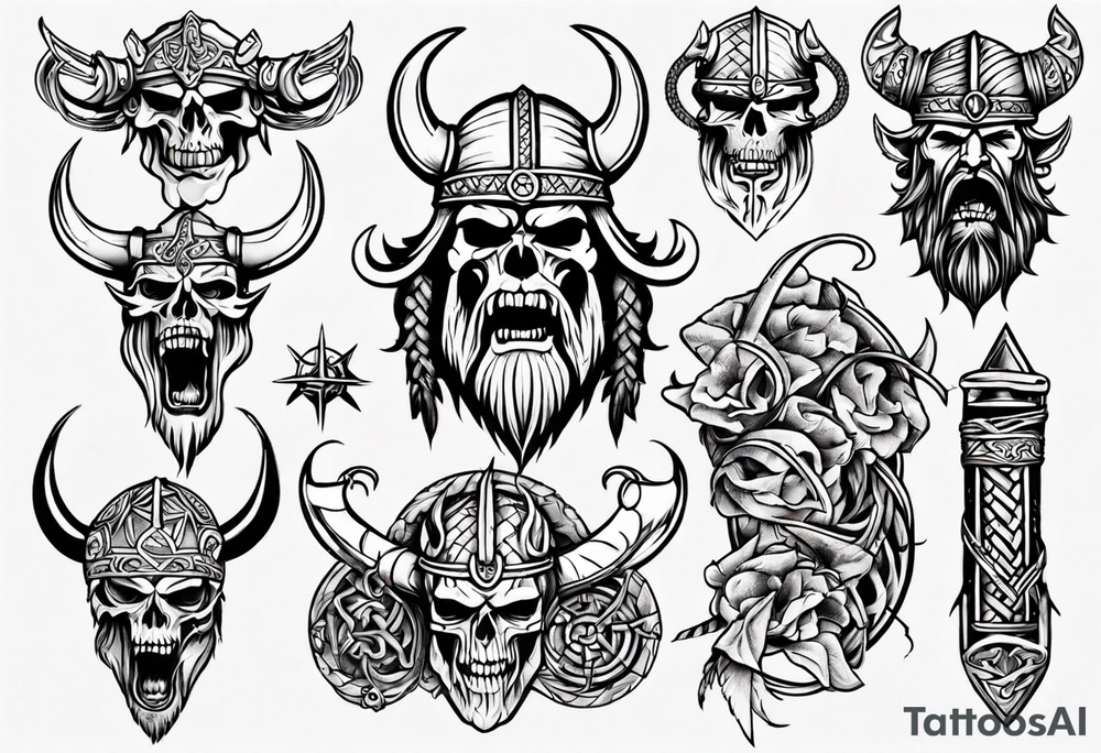 Viking tattoo idea