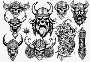 Viking tattoo idea