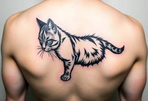 Black Cat tattoo idea