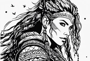 Horizon zero dawn videogame tattoo ideas tattoo idea