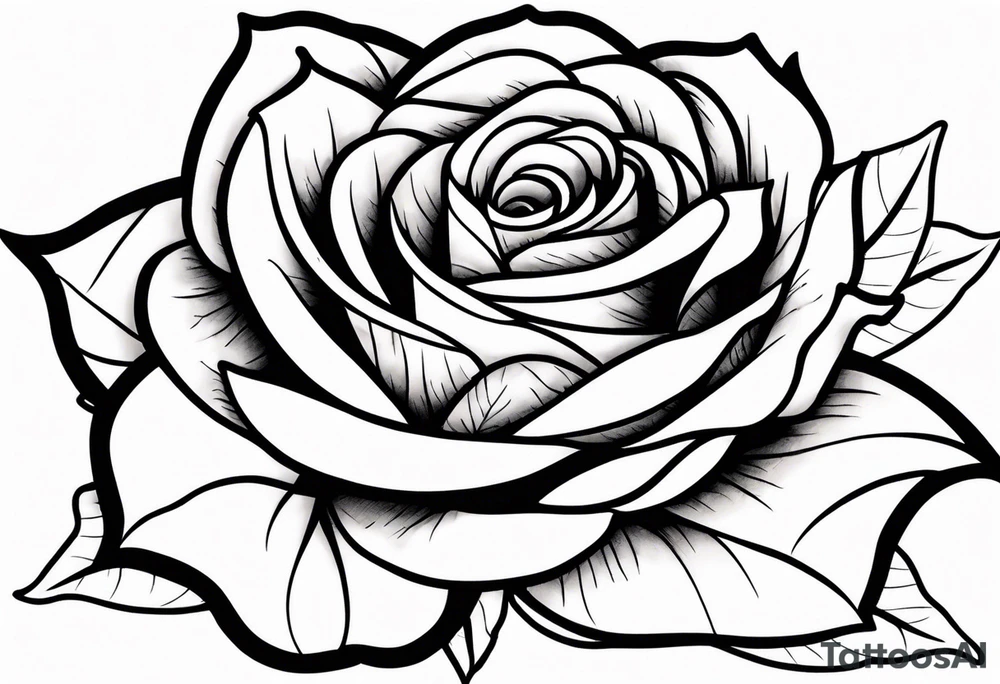 rose tattoo idea