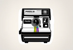 A polaroid-PHOTO tattoo idea