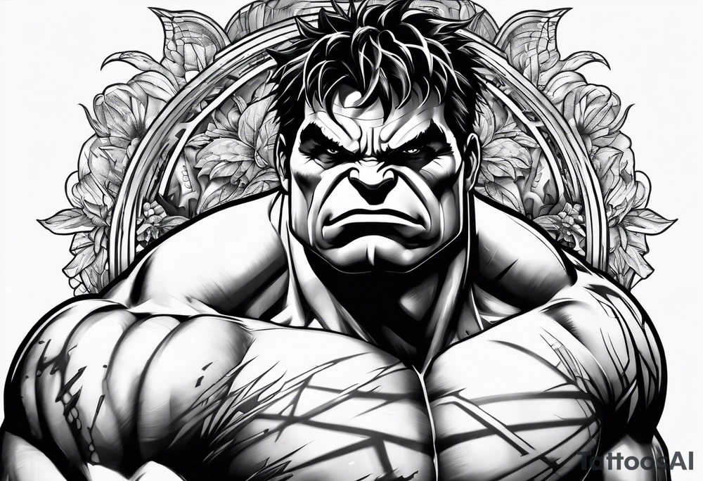 Hulk tattoo idea
