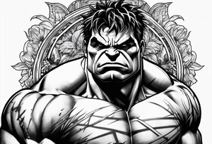 Hulk tattoo idea