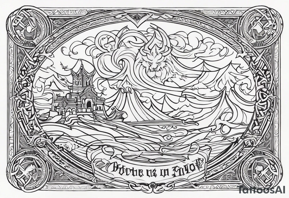 VALHALLA battle  prayer poem tattoo idea