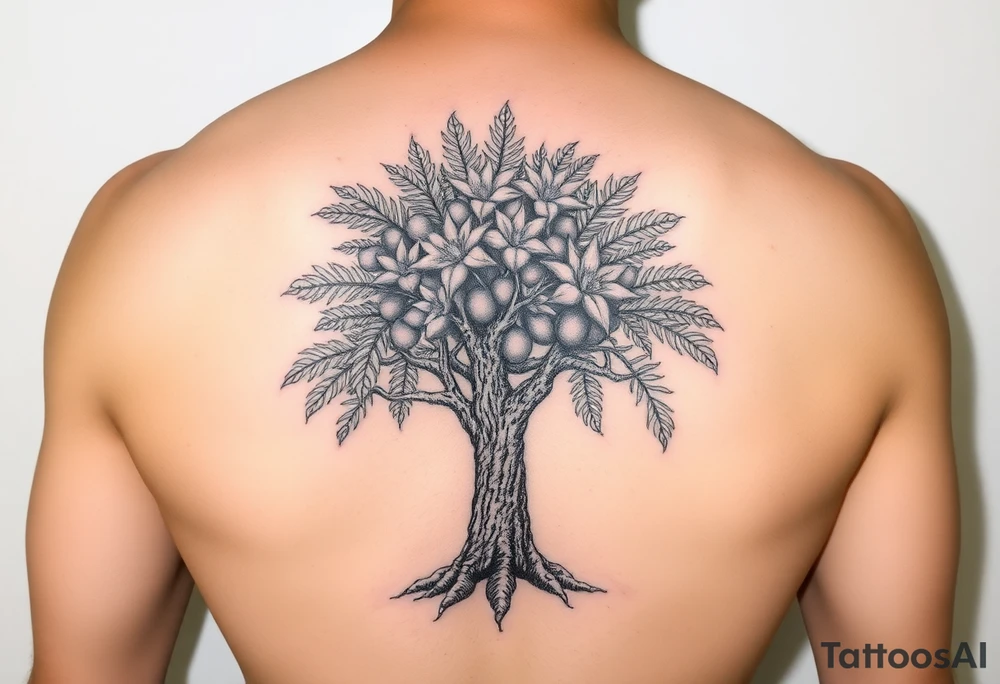 Breadfruit tree in iao valley maui tattoo idea
