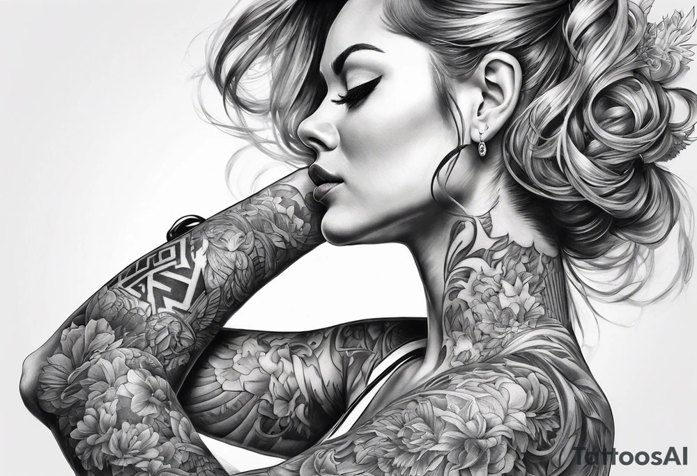 Tattoo being ejecting from the skin of the neck, symbolizing the release of the voice and freedom from censorship. tattoo idea