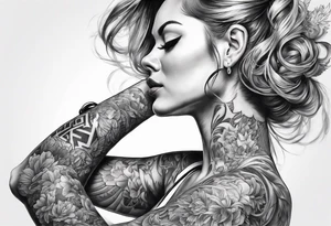 Tattoo being ejecting from the skin of the neck, symbolizing the release of the voice and freedom from censorship. tattoo idea