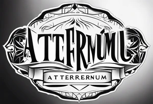 simul in aeternum tattoo idea