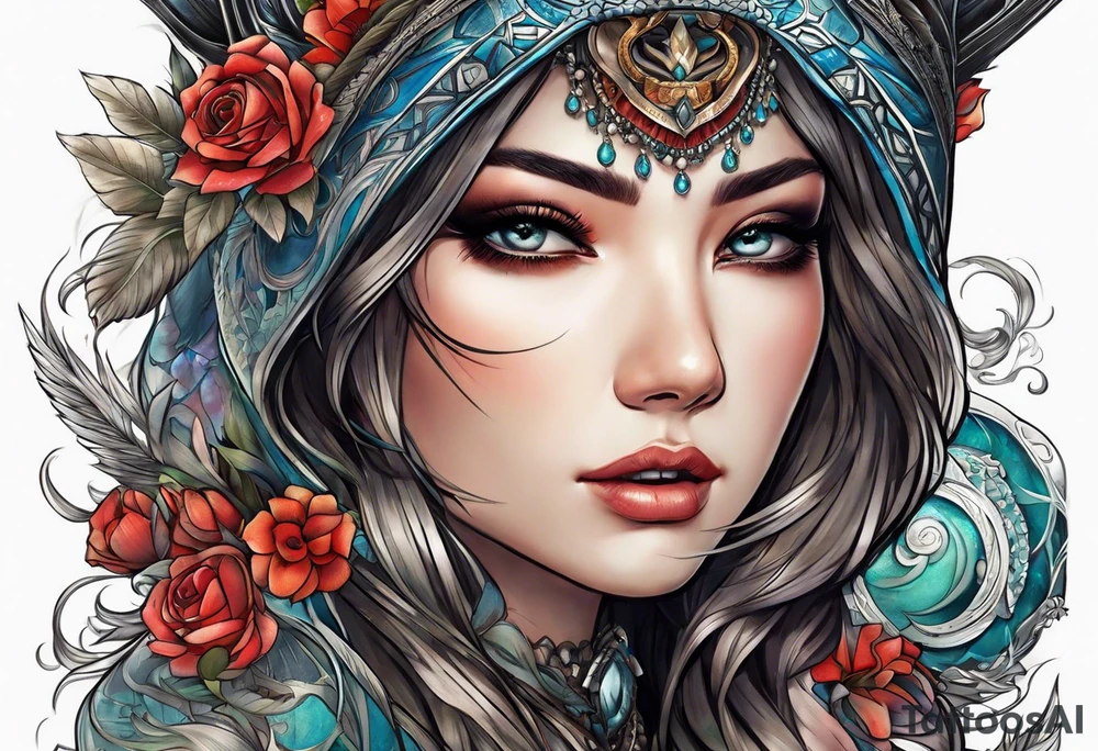 Monstress tattoo idea
