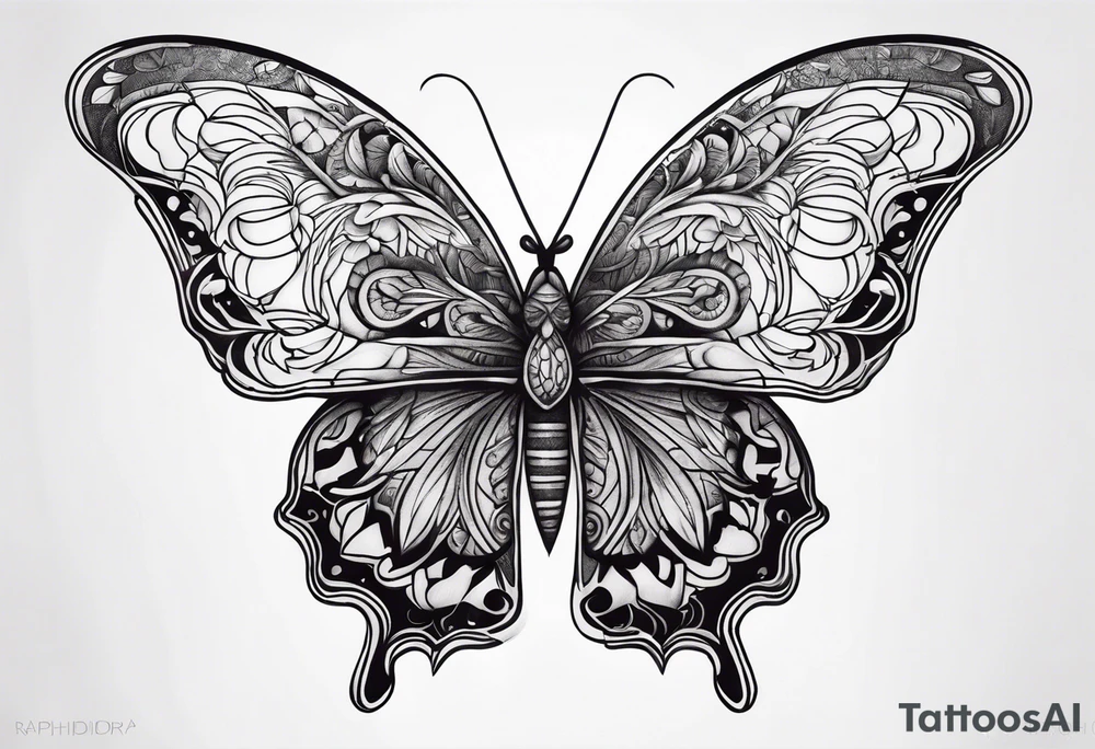 raphidophora tattoo idea