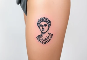 greek sculture 
female tattoo idea