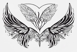 Give a idea for two people to get tattoos that compliment each other that show a “meant to be” type tattoo idea