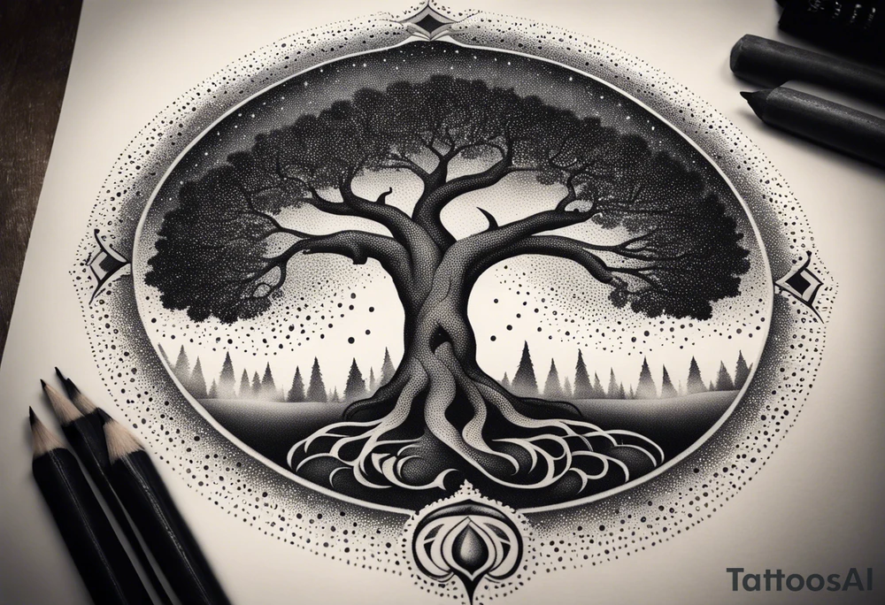 Yggdrasil tattoo idea