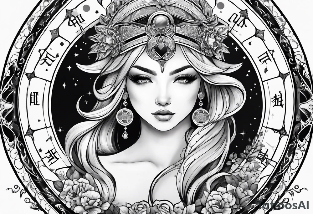 December zodiac, june zodiac tattoo idea