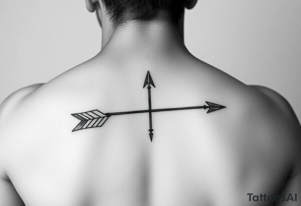 Arrow on arm tattoo idea