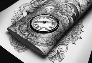 sleeve tattoo to contain the symbols family , love, health, time, money , happines tattoo idea
