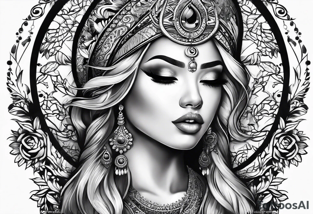 Hair sing nalwa tattoo idea