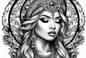 Hair sing nalwa tattoo idea