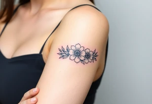 Flower crown tattoo idea