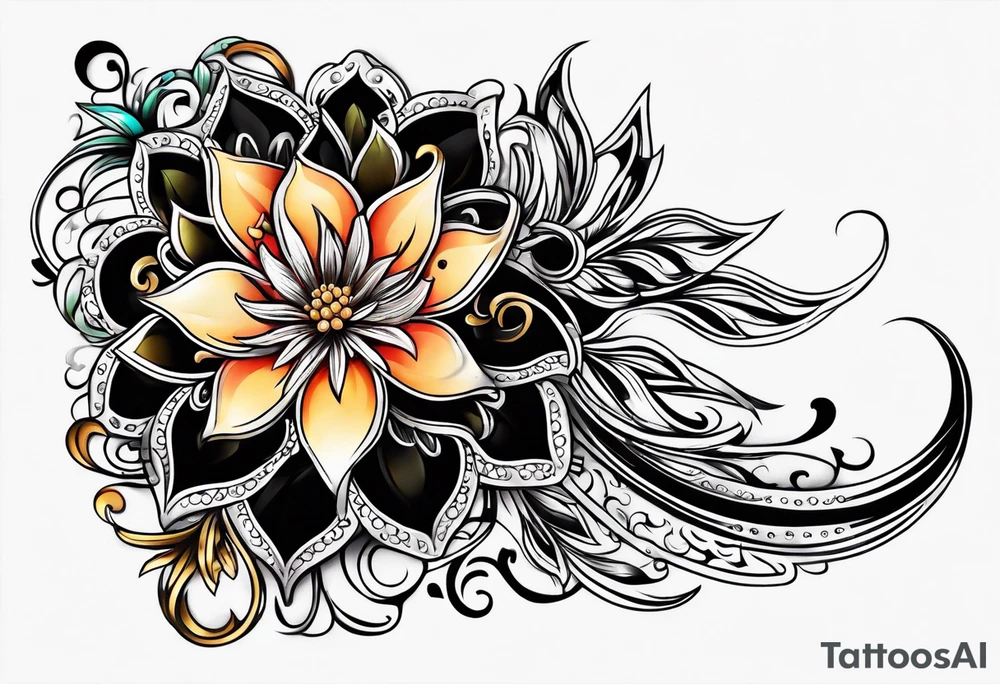 filigree tattoo idea