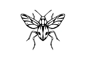 weird bug tattoo idea