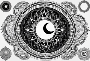 Astrology, Natal Chart, Cancer sign, vision, the moon, the sun, Uranus, Pluto, spiritual, third eye, mystical, Zen, armband tattoo idea