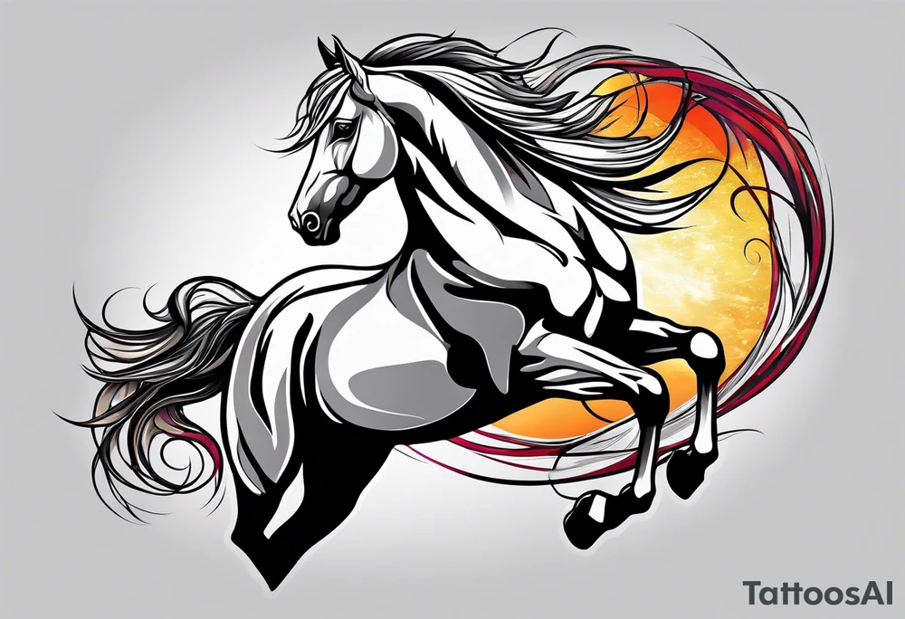 horse tattoo idea
