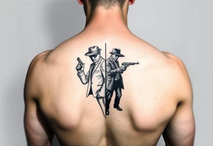 Spy vs spy tattoo idea