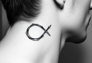 Infinity symbol tattoo idea